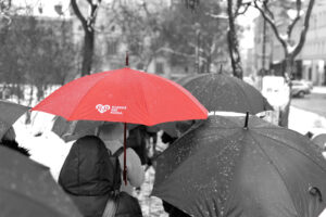 Red umbrella day